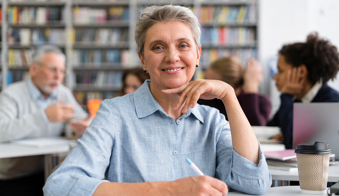 Academic professional in library