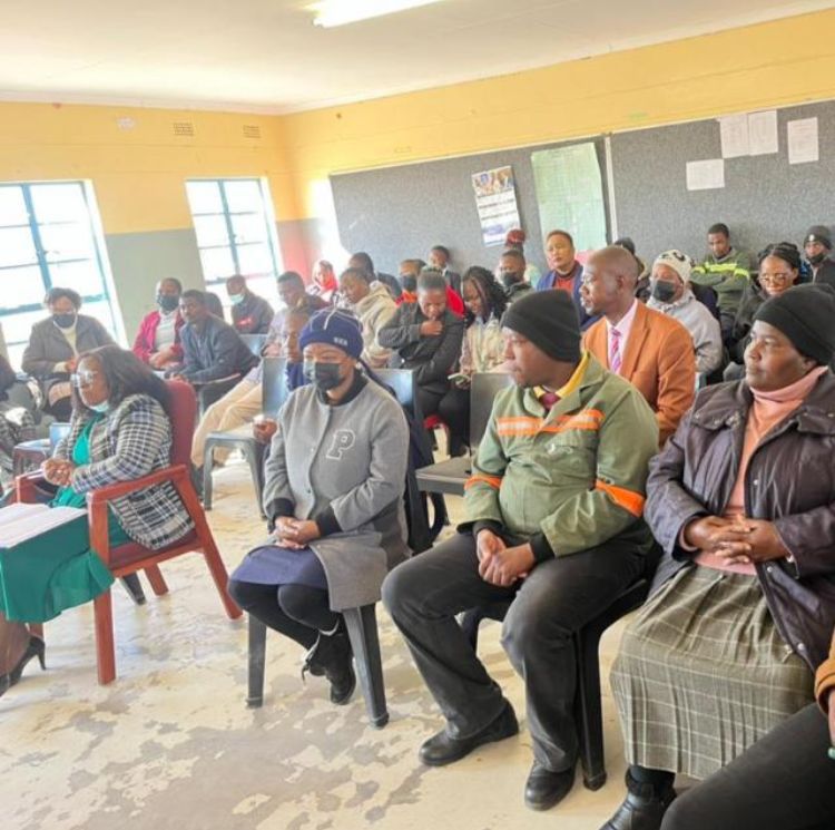 Team of educators collaborating on campus initiatives